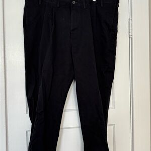 Lands' End Men's Elegant Black Dress Pants
